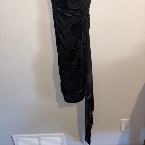 BCX Black Ruched Mini HOMECOMING/cocktail Dress Size XS - Picture 4 of 13